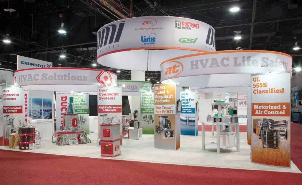 Aire Technologies HVAC trade show booth