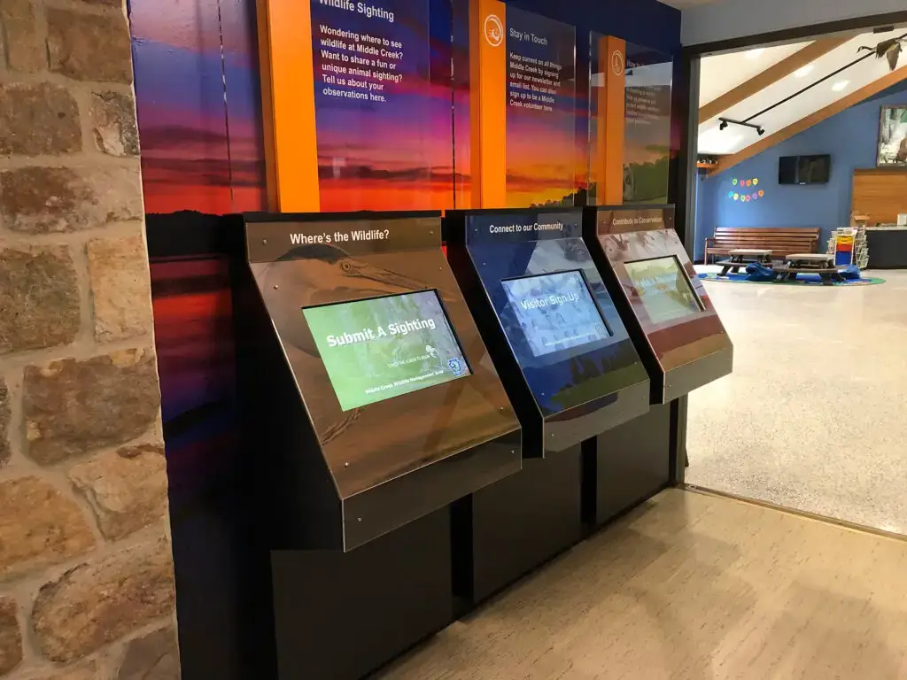 Exhibit Studios Middle Creek Interactive Kiosks