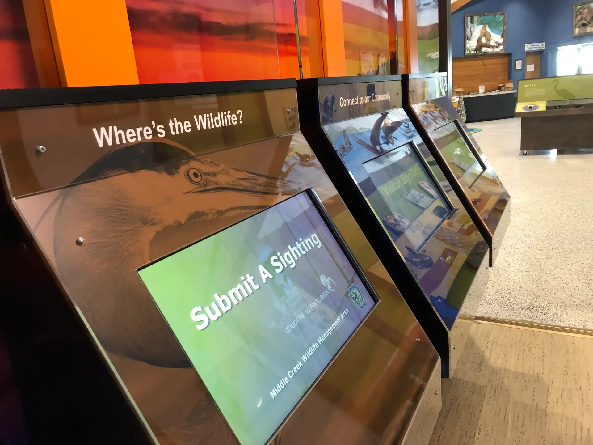 Exhibit Studios Middle Creek Interactive Kiosks