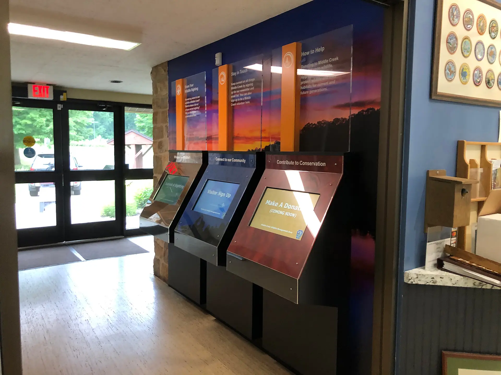 Exhibit Studios Middle Creek Interactive Kiosks