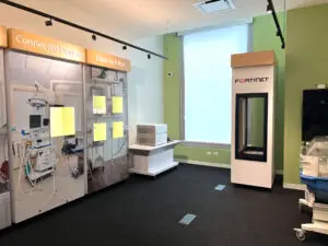 Training Rooms for Healthcare and Industrial Applications Exhibit Studios Interactive training room for security system product demonstrations. IMG_4978