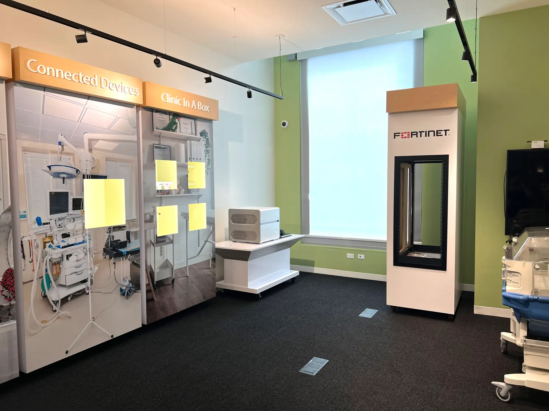 Training Rooms for Healthcare and Industrial Applications Exhibit Studios Interactive training room for security system product demonstrations. IMG_4978
