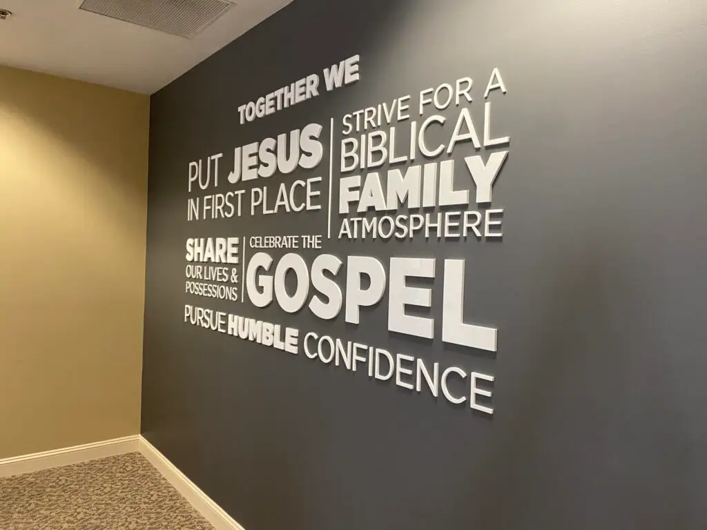 Dimensional Signs for Interior Branding Exhibit Studios Exhibit Studios Dimensional Signs for Interior Branding