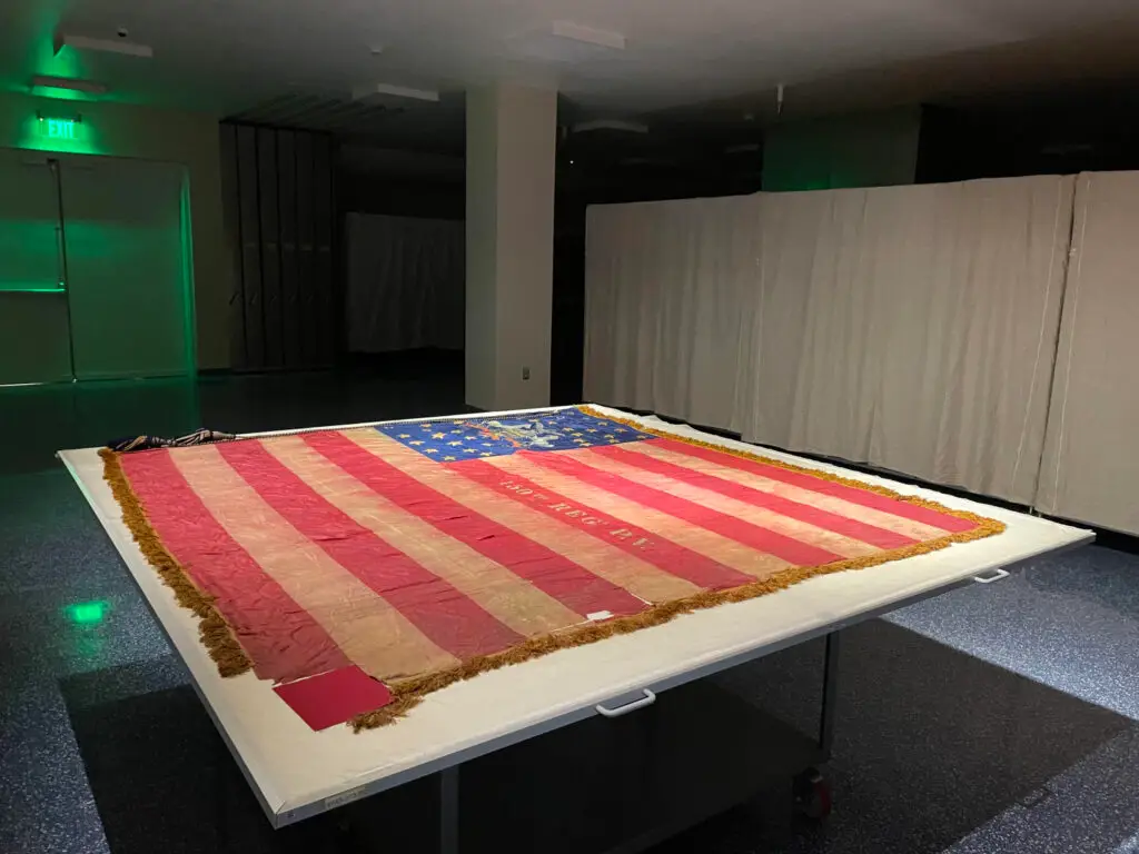 v2 Honoring History: The Pennsylvania Civil War Battle Flag Education Center Exhibit Studios Custom Booth Services trade show Exhibit Studios v2 Honoring History: The Pennsylvania Civil War Battle Flag Education Center