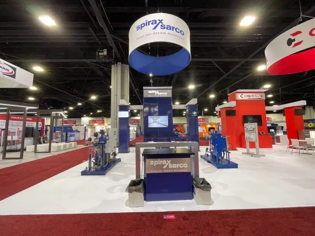 Showcasing Spirax Sarco's Excellence with Exhibit Studios Exhibit Studios Custom Booth Services Spirax Sarco Trade Shows by Exhibit Studios