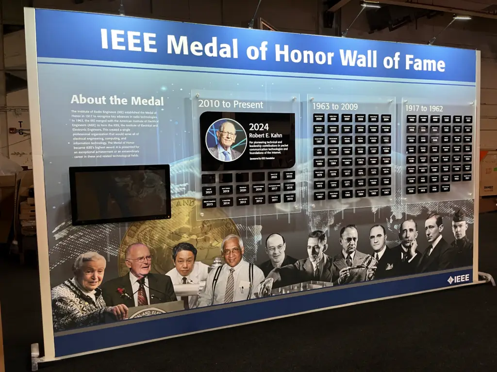 Showcasing Innovation: Exhibit Studios' Award-Winning Display for IEEE Honors Event Exhibit Studios Custom Booth Services trade show Exhibit Studios Showcasing Innovation: Exhibit Studios' Award-Winning Display for IEEE Honors Event