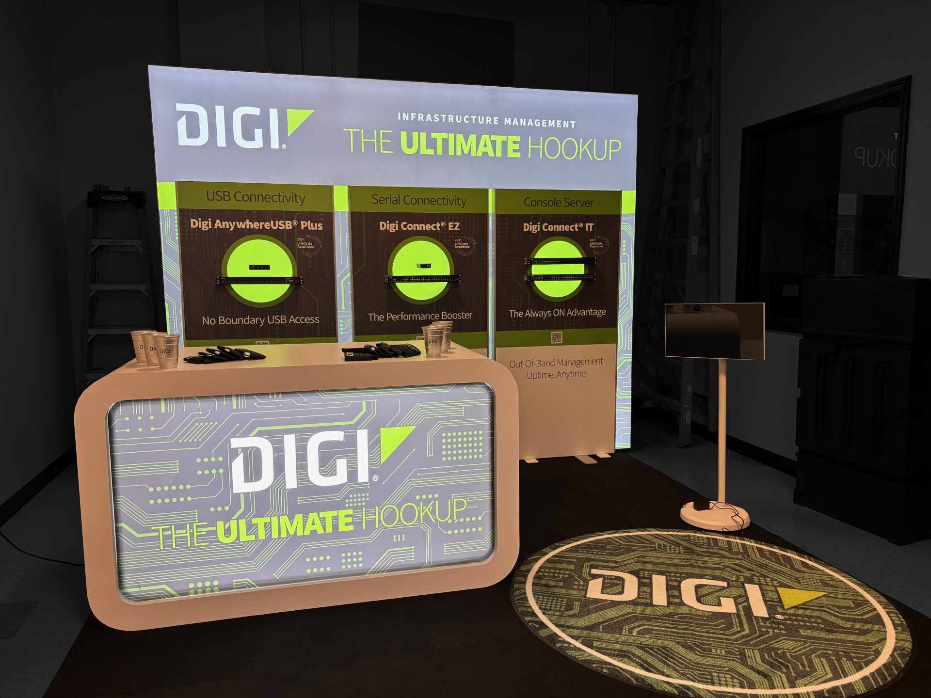 Digi trade show exhibit