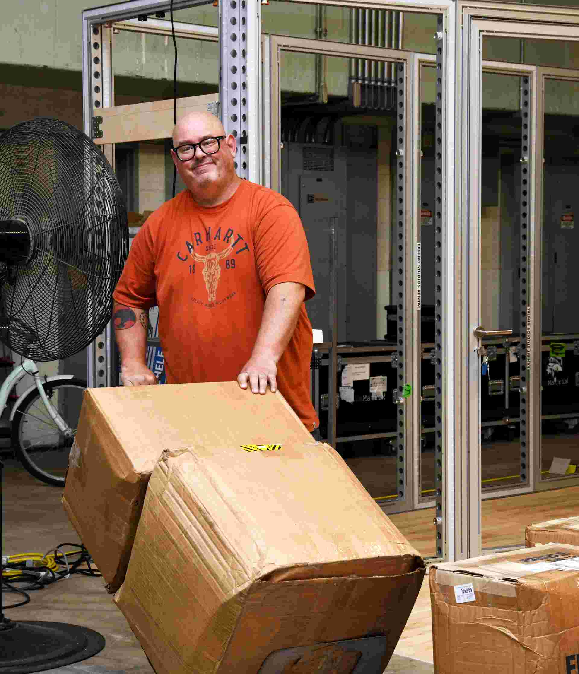 employee working in warehouse