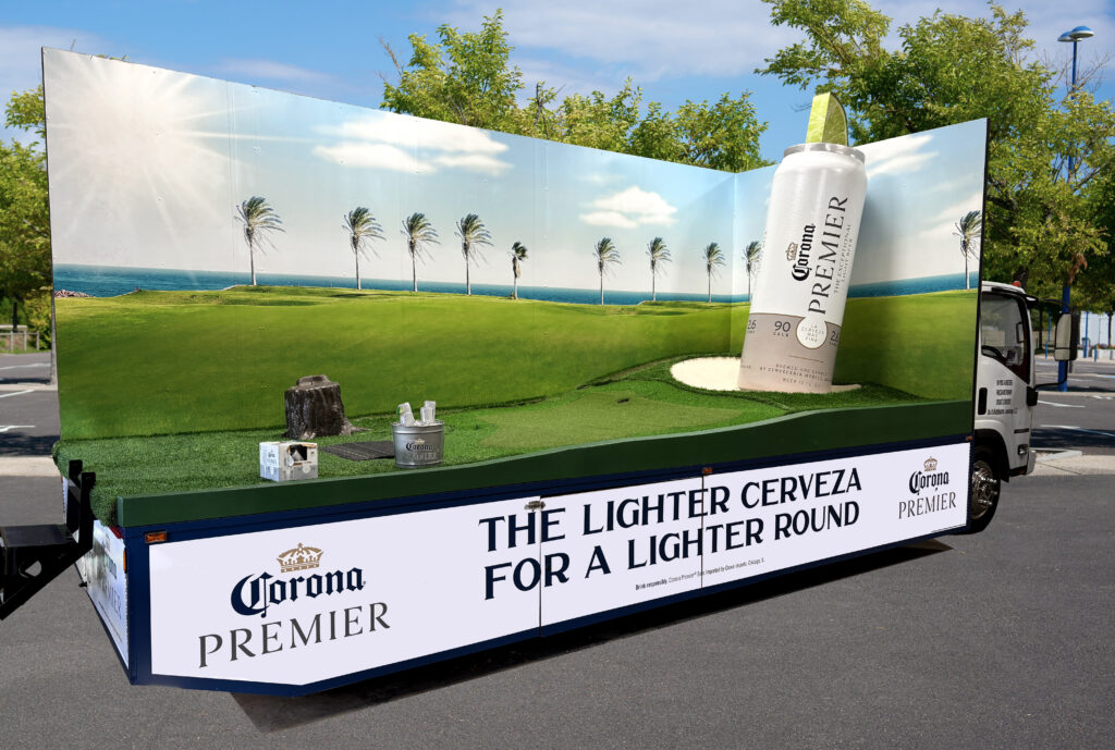 vehicle wrap project for Corona truck