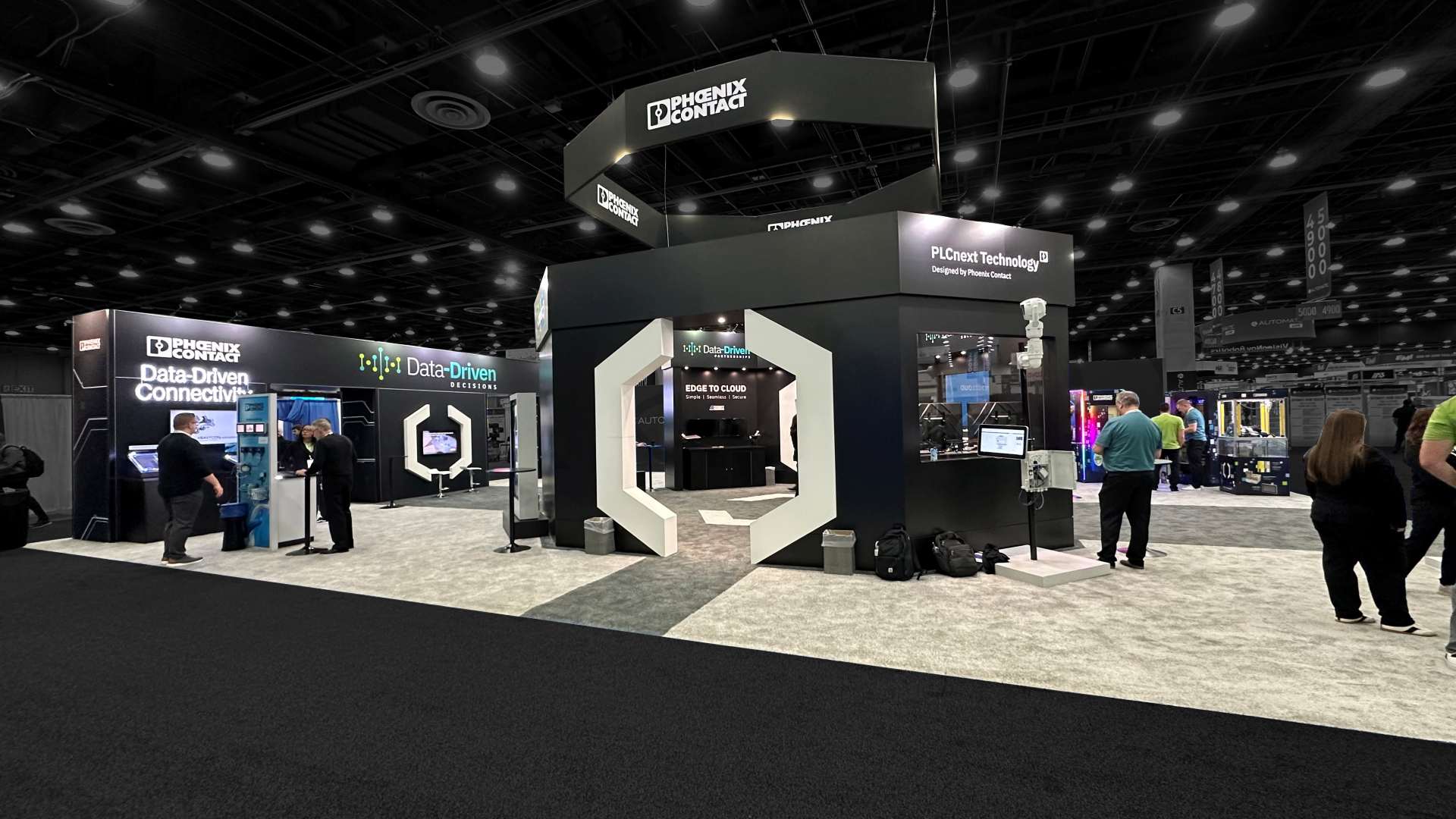 Phoenix Contact trade show booth