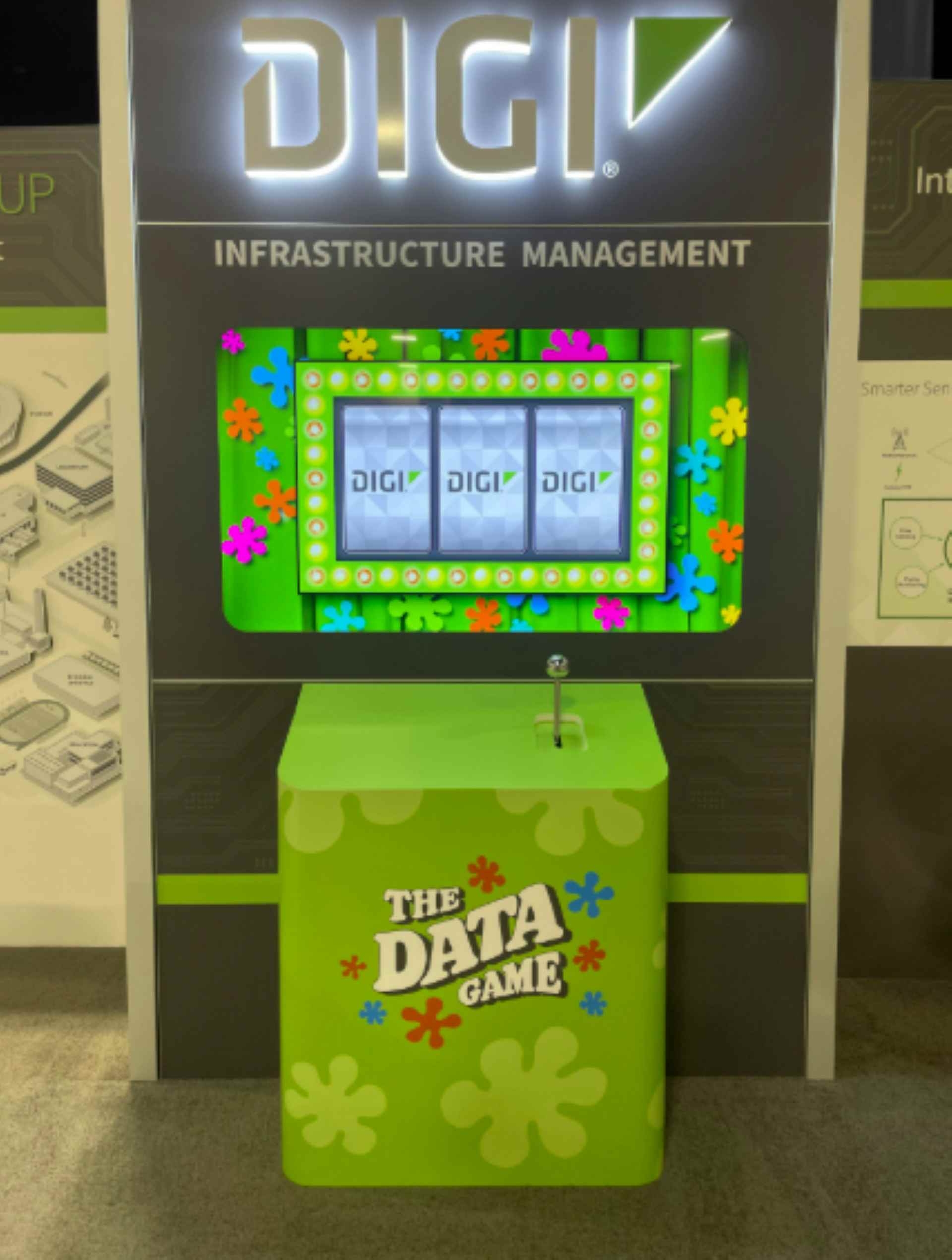 example of interactive component of a trade show booth design