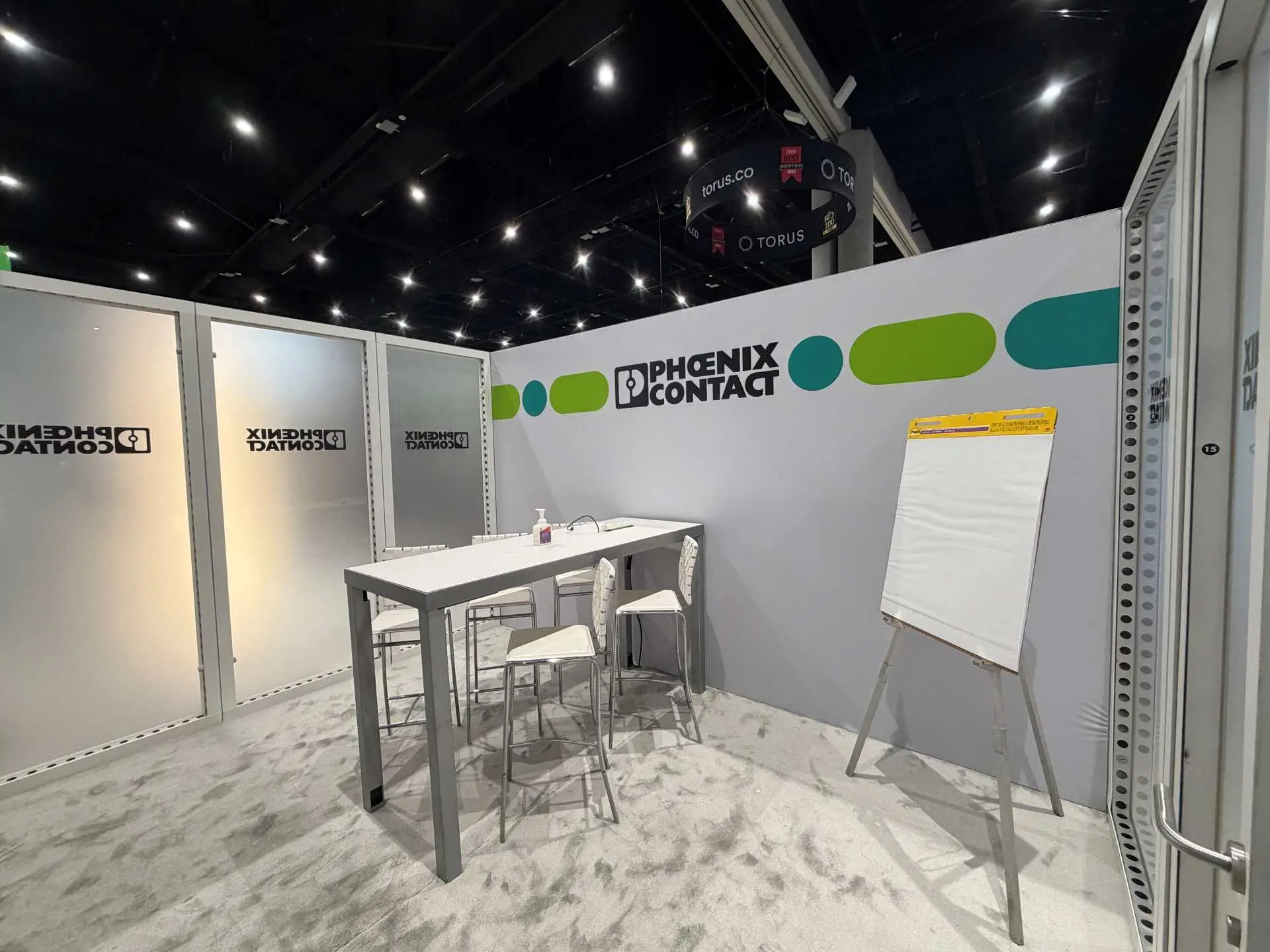 Phoenix Contact trade show booth interior by Exhibit Studios at DistribuTECH 2026