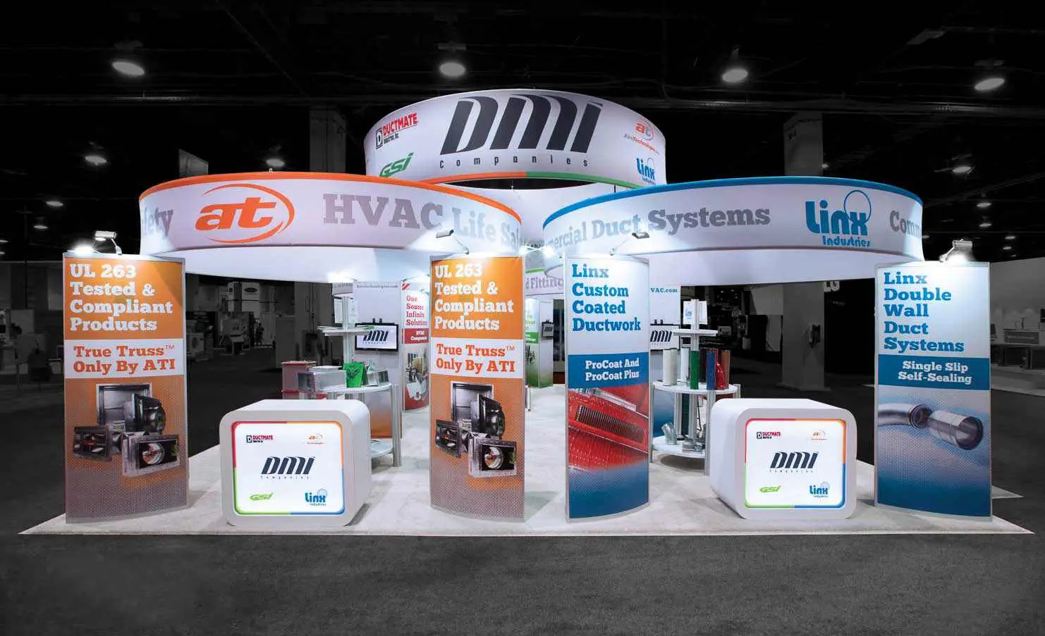 trade show graphics for DMI Companies by Exhibit Studios