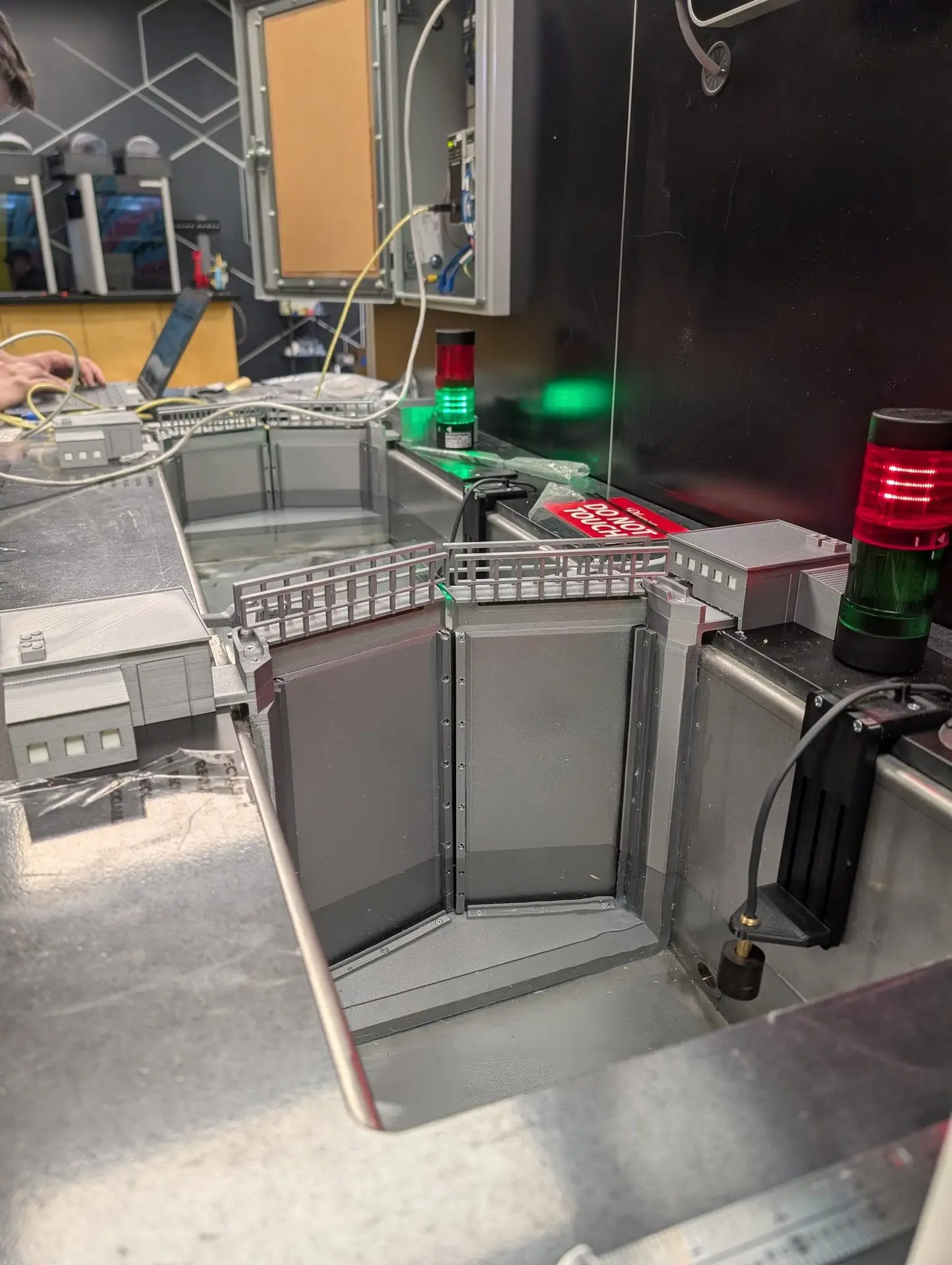 lock system created using custom exhibit fabrication